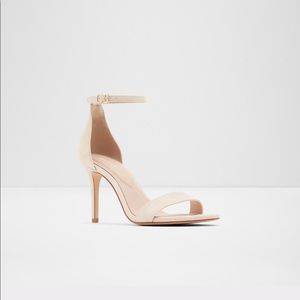 Aldo Beige Heeled Sandals